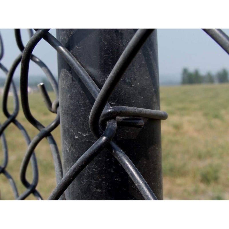 Jake Sales 8-1/4" Wire Ties aka, Chain Link Fence Hook Ties, Tie Wires (BLACK in color) (100 PACK) - Image 2